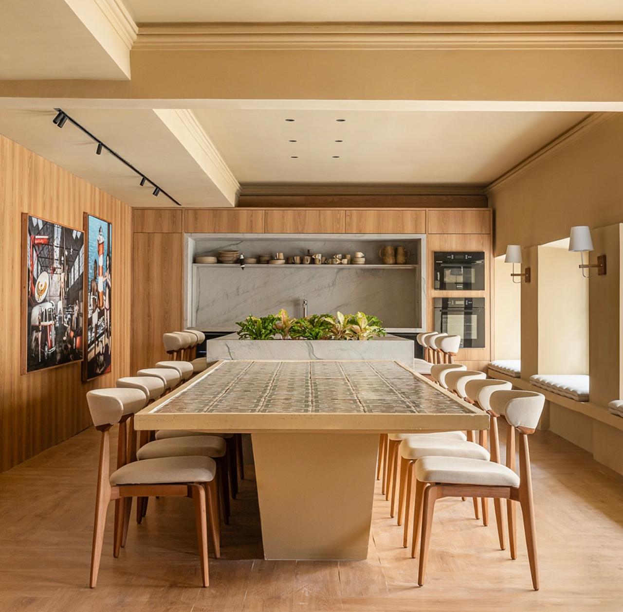 Ambiente da loja Casa Mais — cozinha gourmet integrada